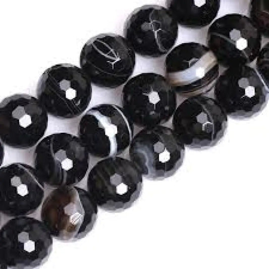 Black Agate Bead Crystal Bracelet crystal bracelet