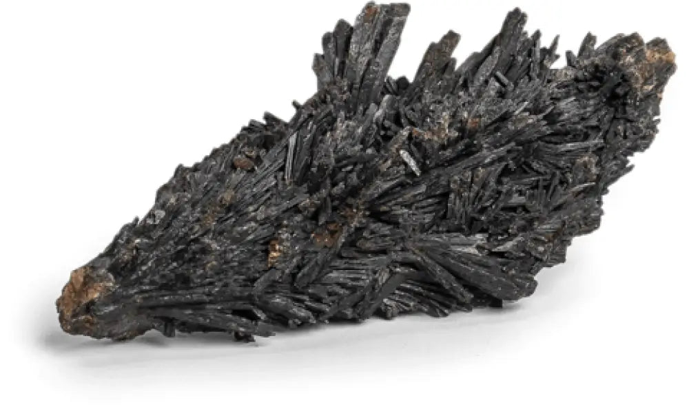 Black Kynaite Feathers Crystal