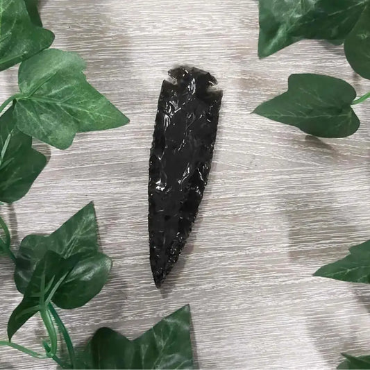 Black Obsidian Arrowheads Crystals