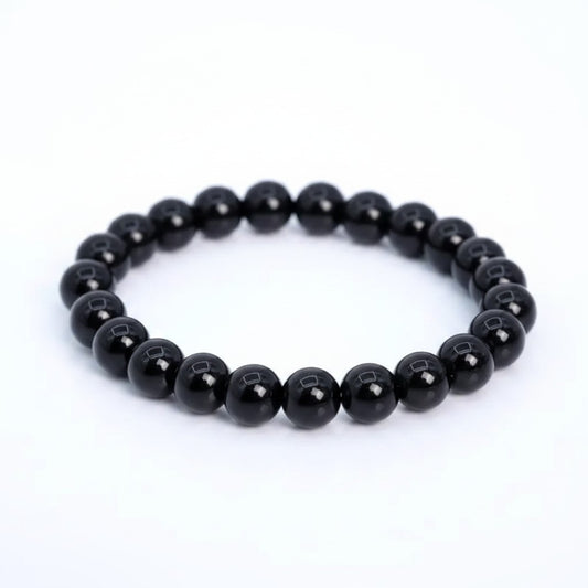 Black Obsidian Bead Crystal Bracelets