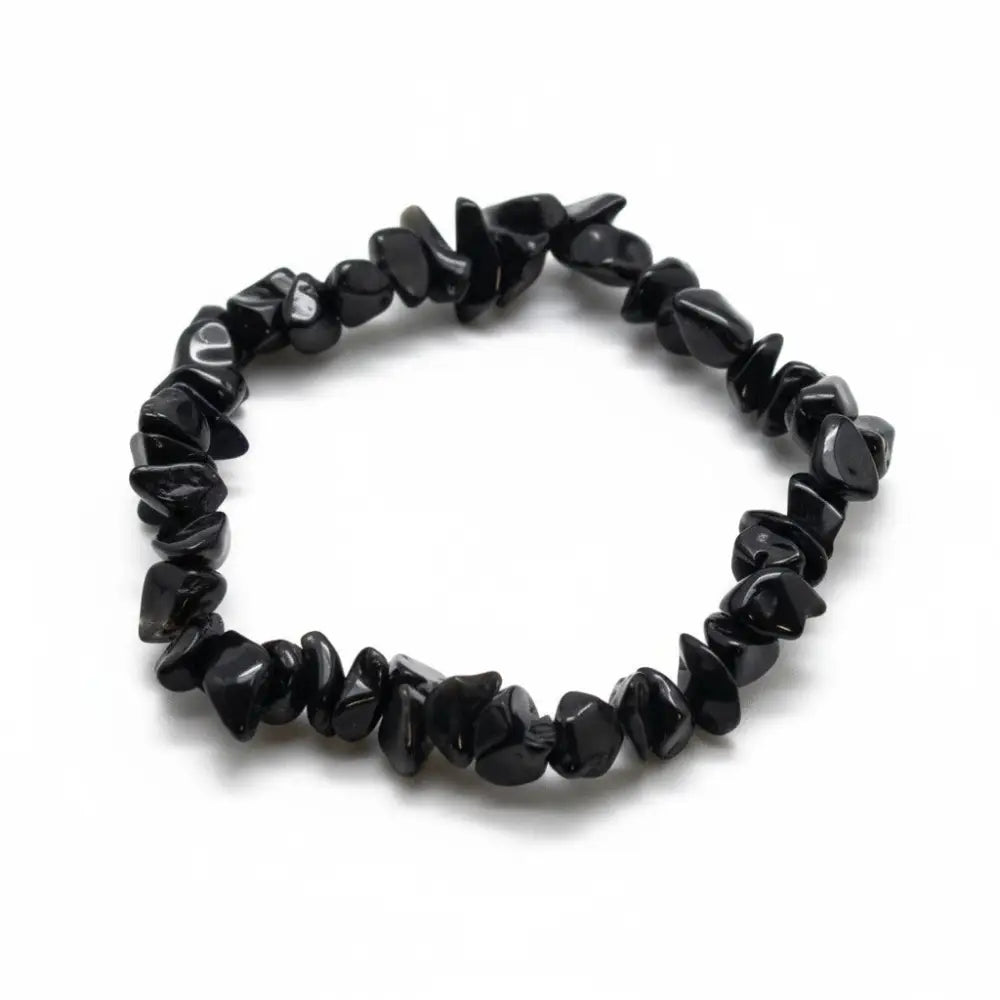 Black Obsidian Chip Bracelet chip bracelet