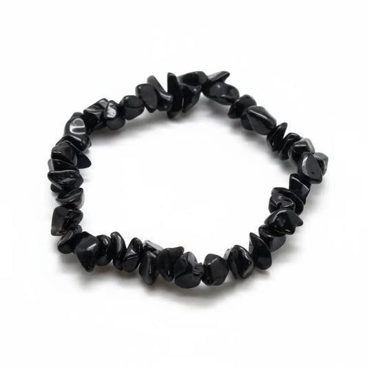 Black Obsidian Chip Bracelet chip bracelet