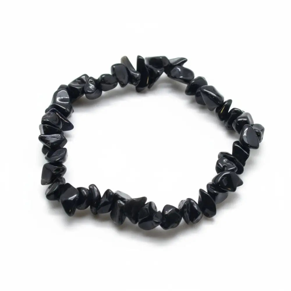 Black Obsidian Chip Bracelet chip bracelet