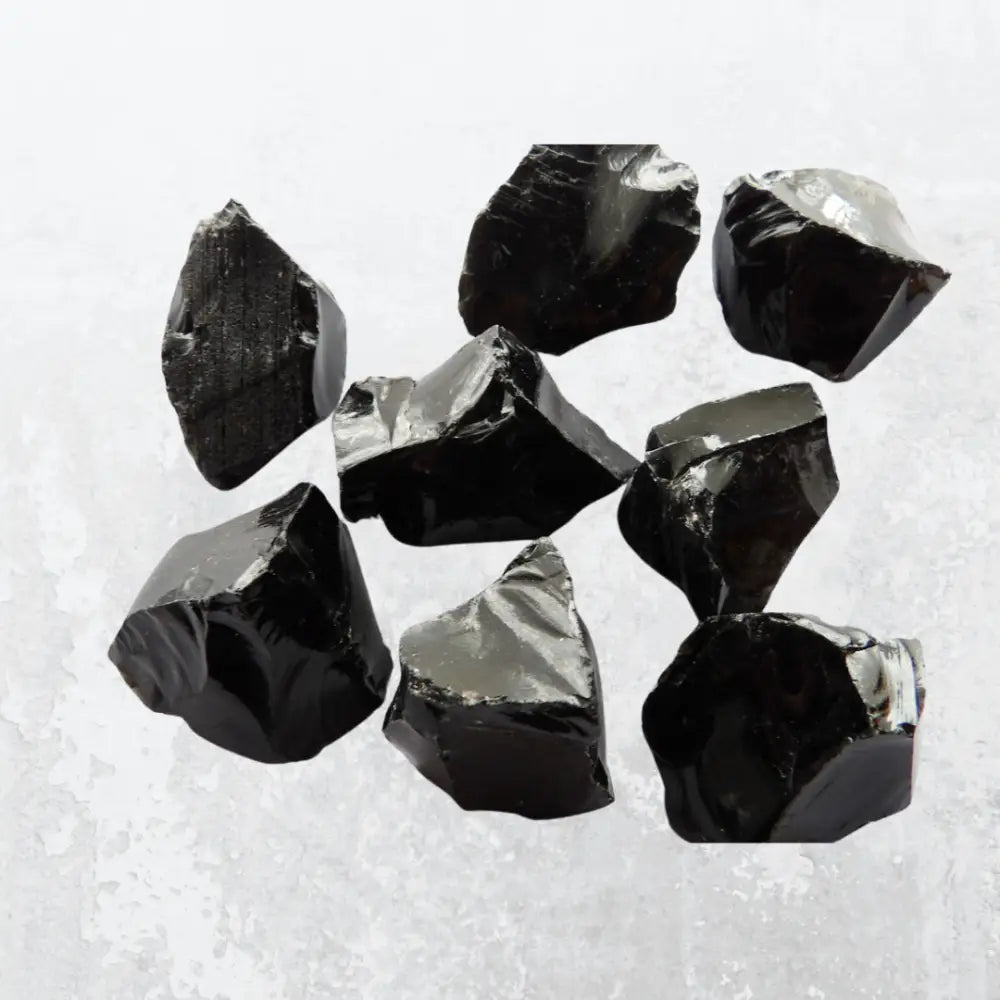 Black Obsidian Rough Crystal Crystal Rough