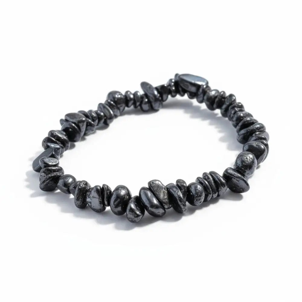 Black Tourmaline Crystal Chip Bracelet ~ Shield/Protection chip bracelet