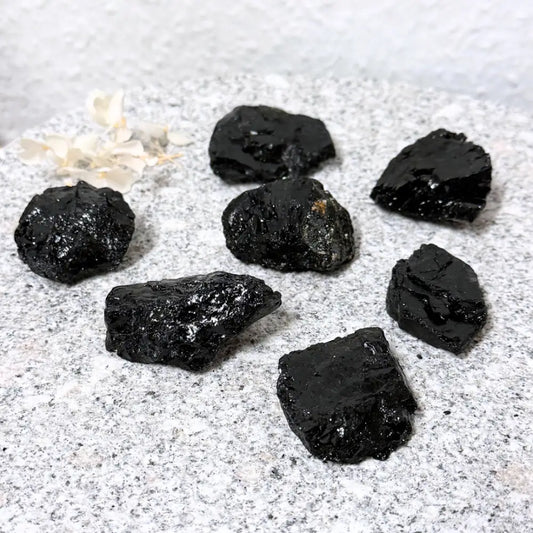 Black Tourmaline Rough Rod ~ Shield/Protection Crystal rough