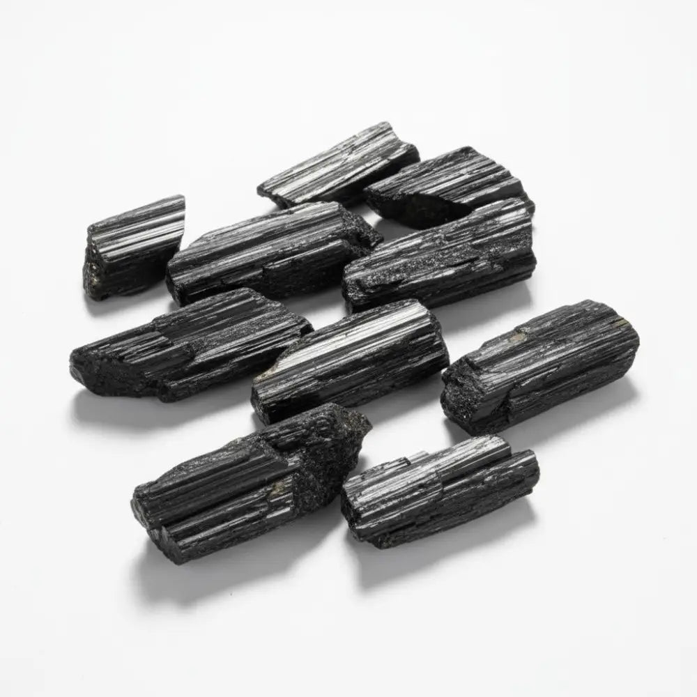 Black Tourmaline Rough Rod ~ Shield/Protection Medium Crystal rough