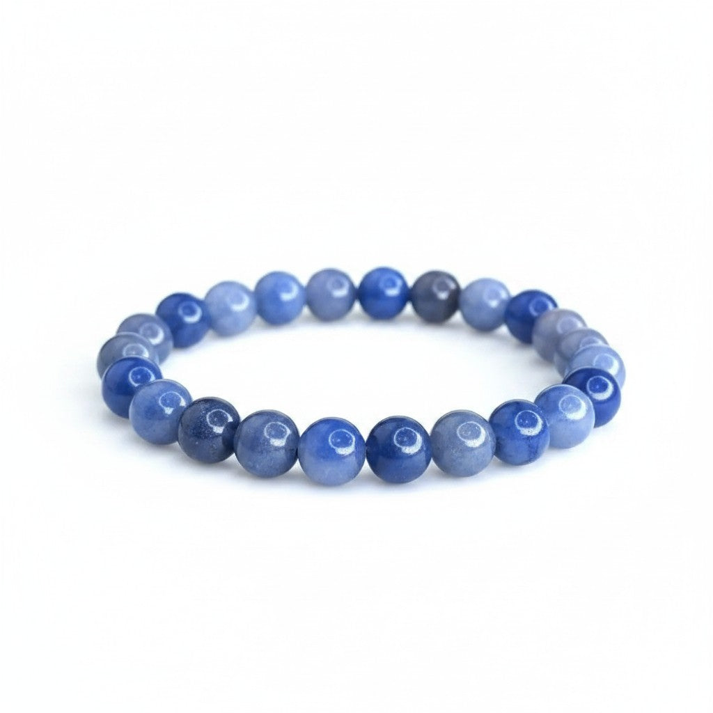 Blue Aventurine Bead Crystal Bracelets