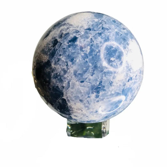 Blue Calcite Sphere 001 Sphere