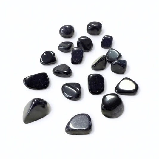 Blue Goldstone Crystal Tumble ~ Ambition & Positive Vibes Tumbled