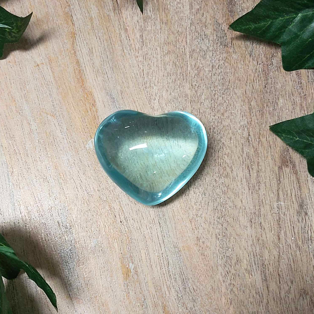 Blue Obsidian Heart 008