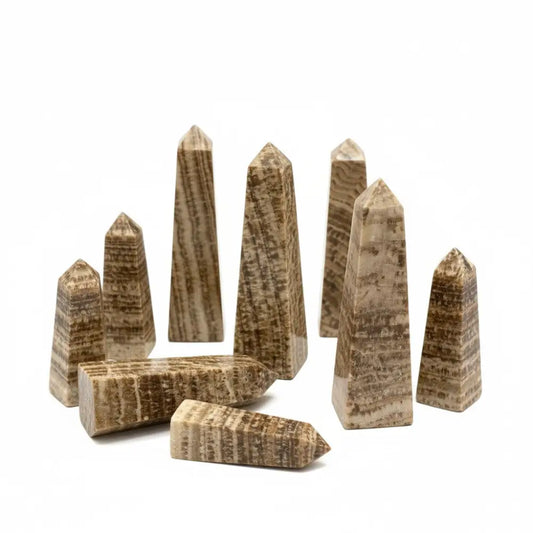 Brown Aragonite Obelisk Crystal obelisk