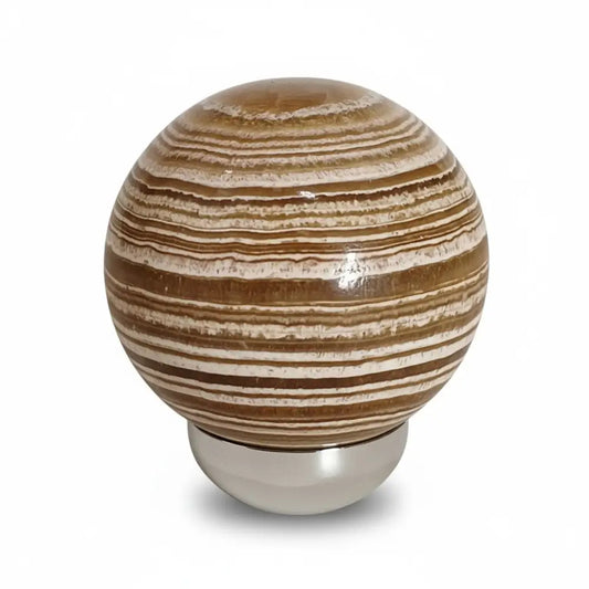Brown Aragonite Sphere 003 Sphere