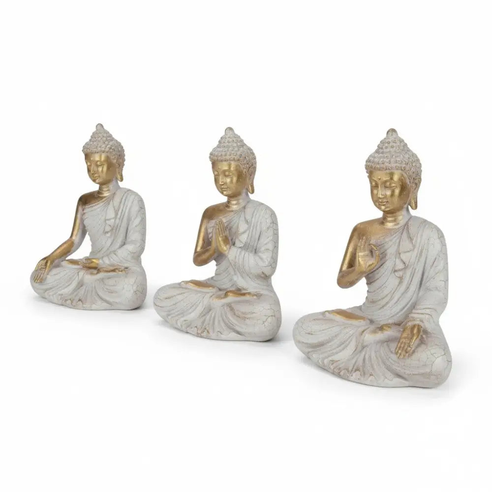 Buddha Gold/Grey Rulai 13cm Buddha