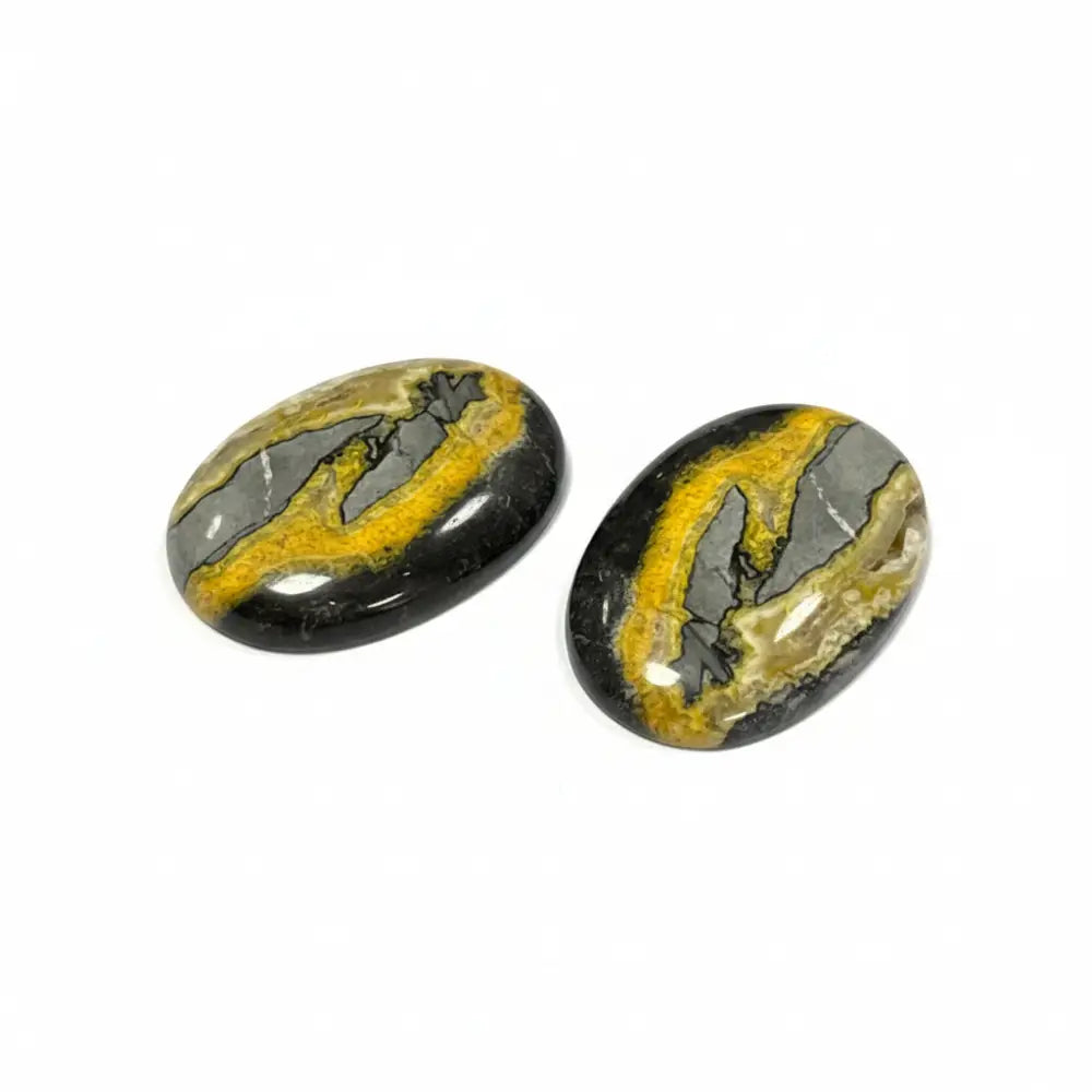 Bumblebee Jasper Palm Stones Palmstone