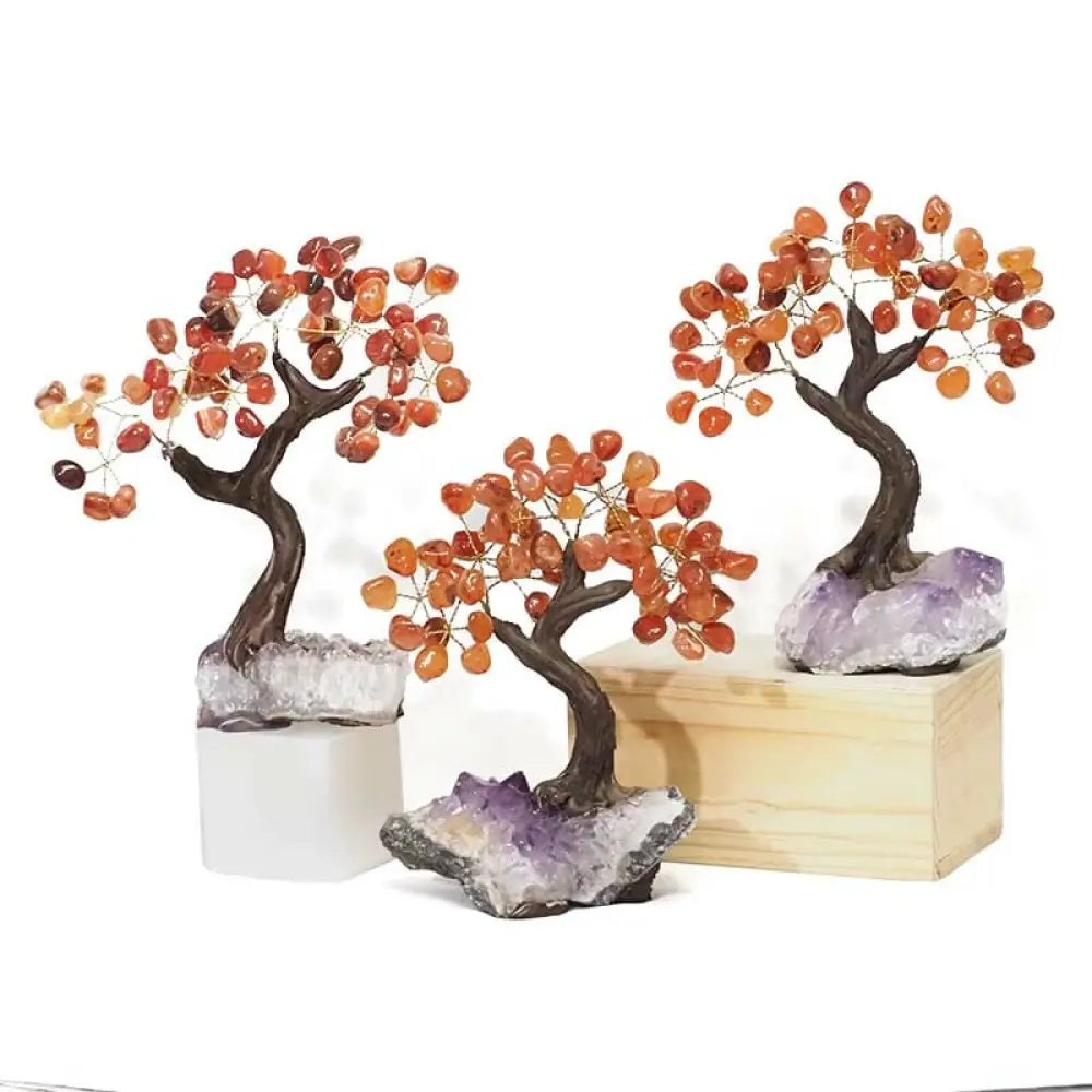 CARNELIAN Bonsai Crystal Tree 20 Crystal Tree