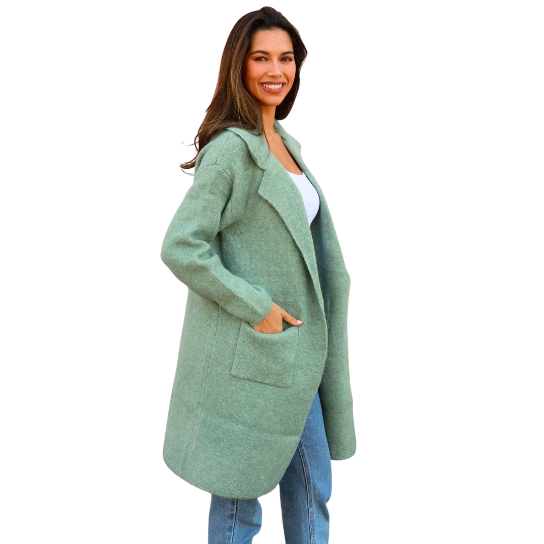 Knit Jacket - Jade