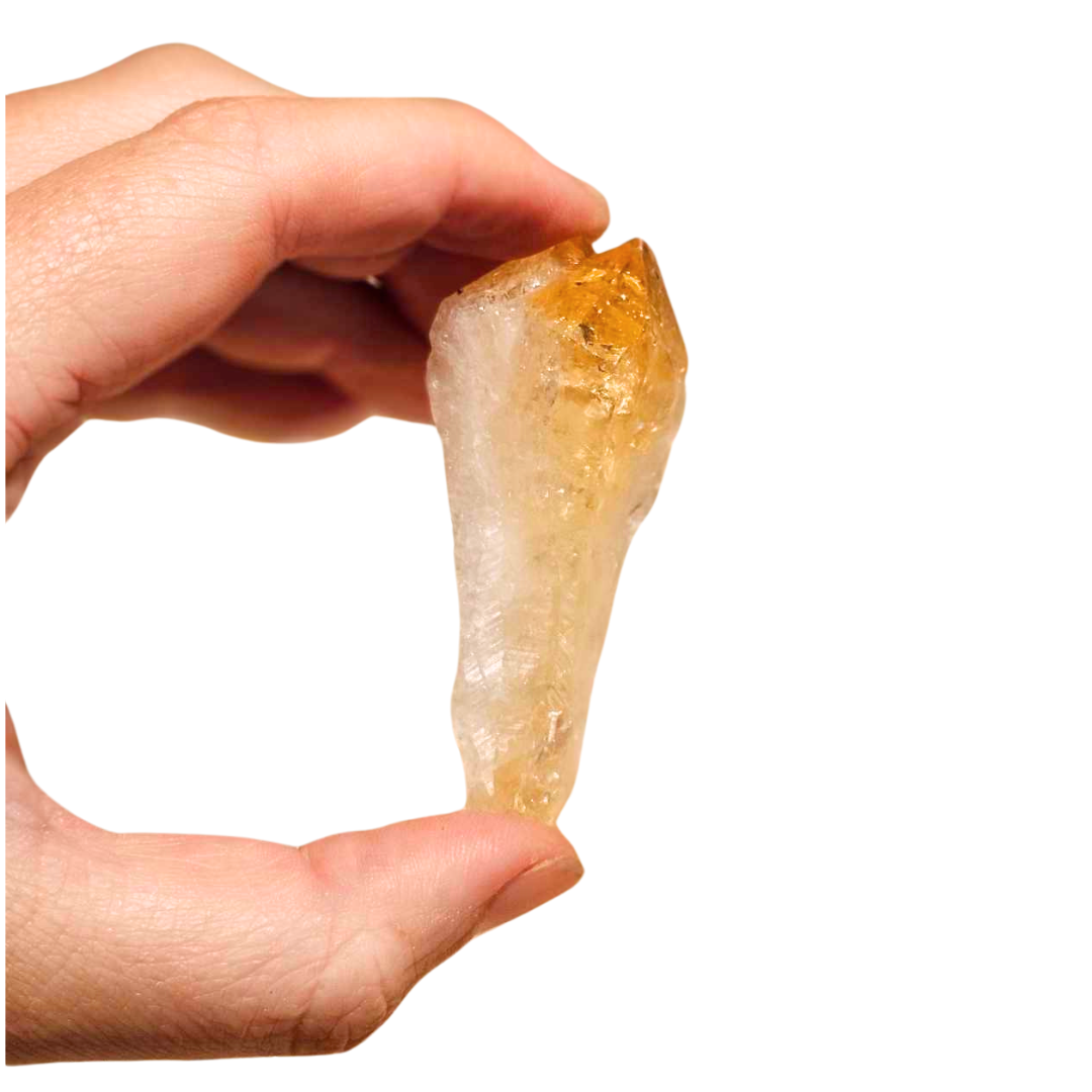 Natural Citrine Points with Inclusions - AAA+ Grade