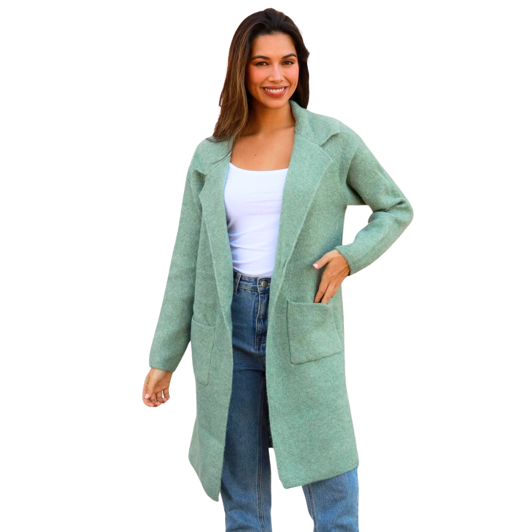 Knit Jacket - Jade