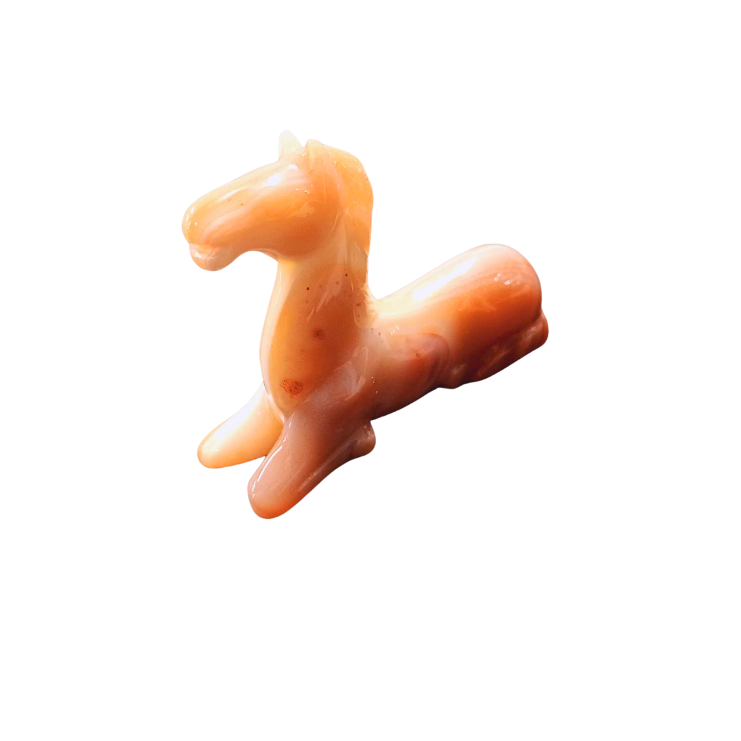 Carnelian Carved Horse