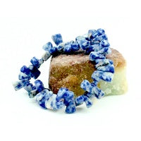 Sodalite Tooth Crystal Bracelet