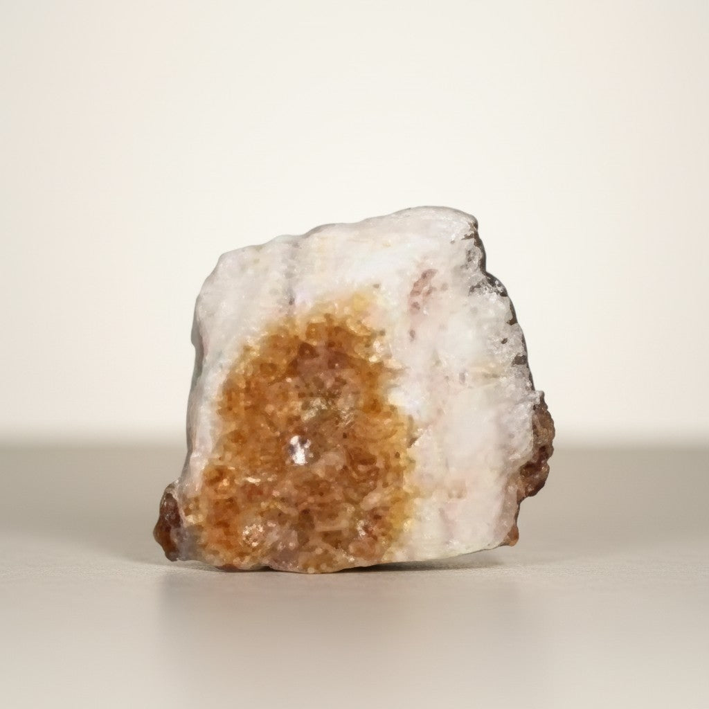 Citrine Base Cut Geode 005