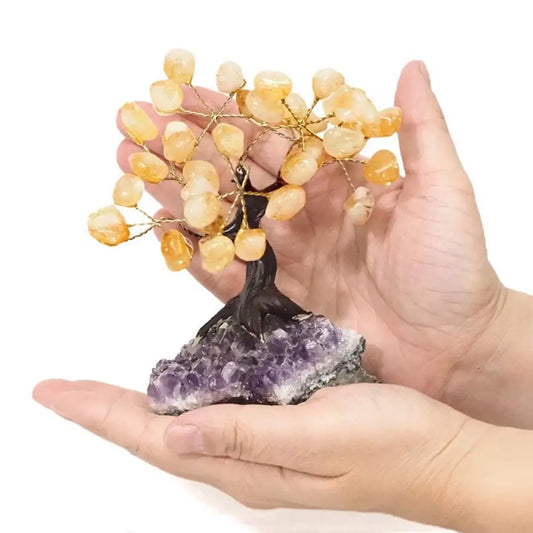CITRINE Bonsai Tree 10 Crystal Tree