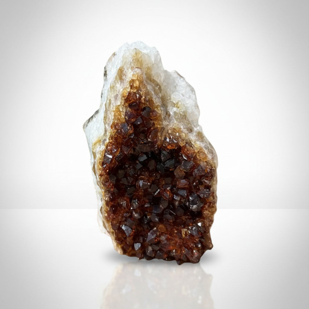 Citrine Geode - Standing Cut Base