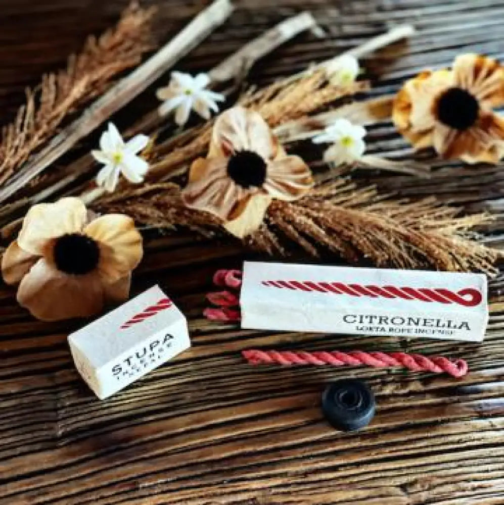 Citronella Rope Incense- Lokta Paper Tube incense