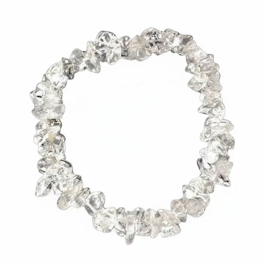 Clear Quartz Chip Bracelet ~ Amplify/Manifest chip bracelet