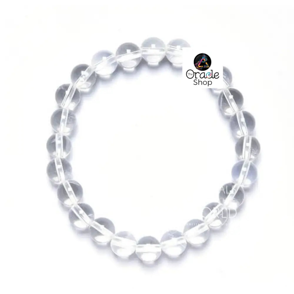 Clear Quartz Crystal Bead Bracelet ~ Amplify/Manifest Bracelets