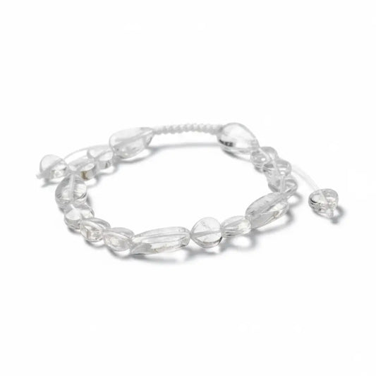Clear Quartz Nugget Adjustable Crystal Bracelet bracelet