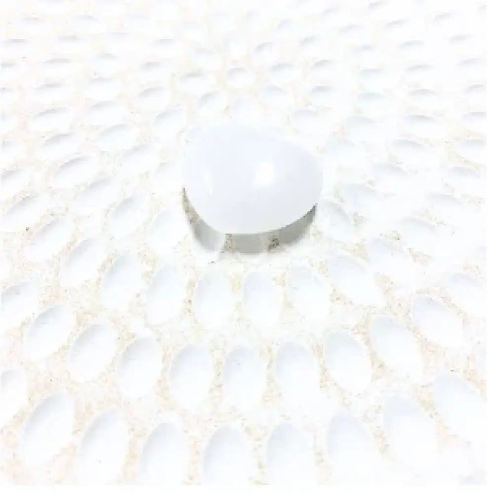 Clear Quartz Puffy Heart Crystal Heart