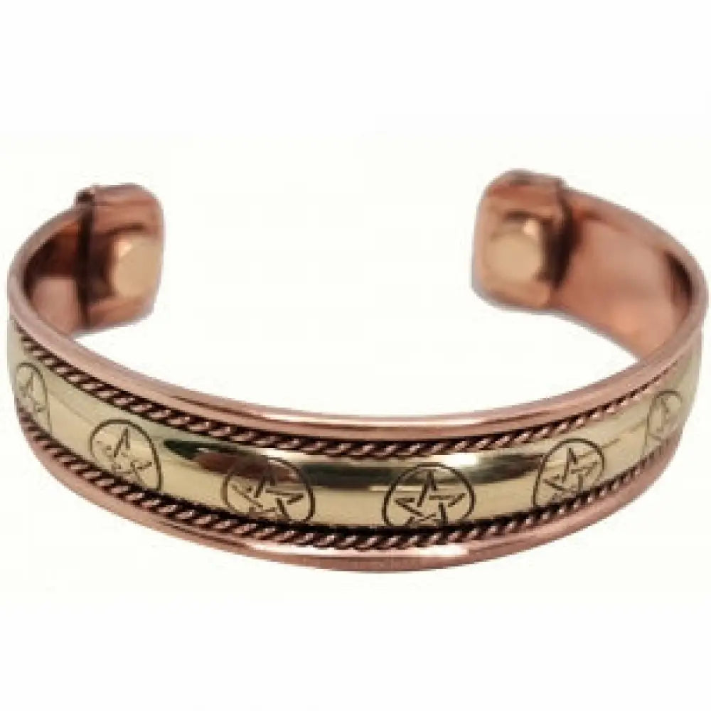 COPPER BRACELET - Pentacle bell