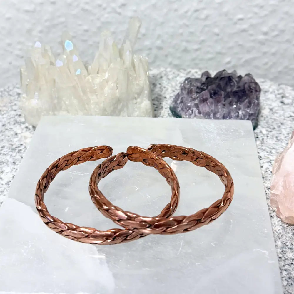 Copper Twist Bracelet Tibetan Copper Bracelet