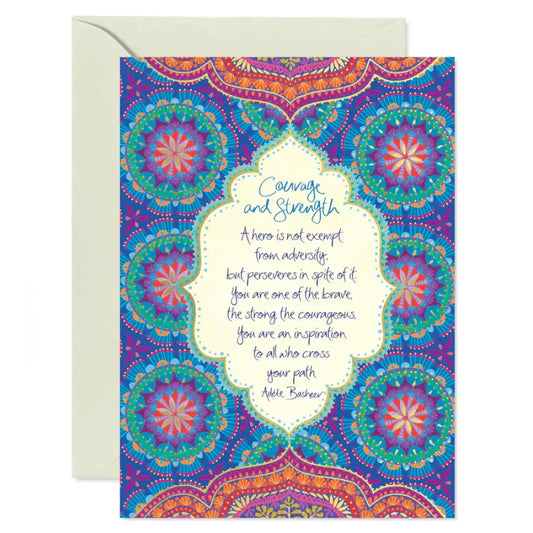 Courage and Strength Greeting Card greeting cards