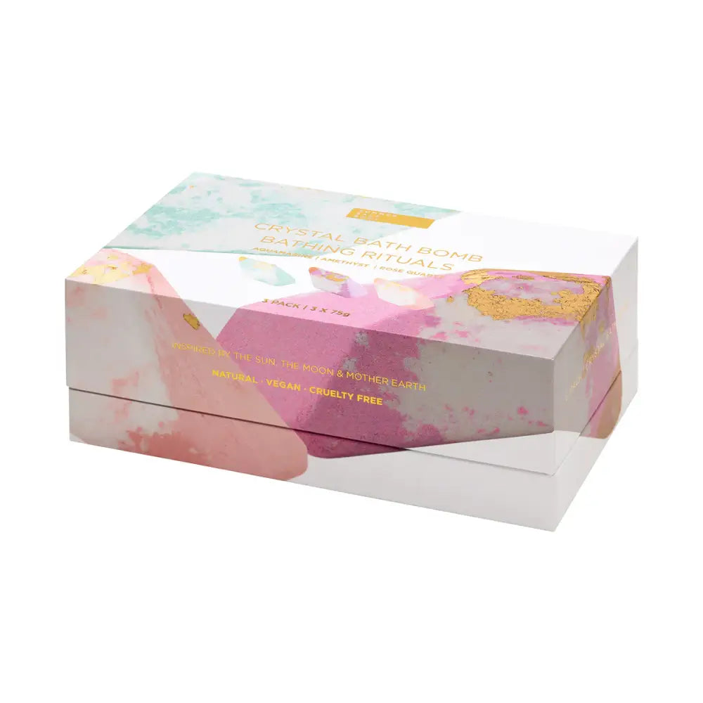 CRYSTAL BATH BOMB BATHING RITUALS | 3 PACK Bath & Body