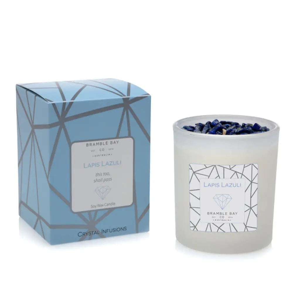 Crystal Candles - Lapis Luzuli Candles