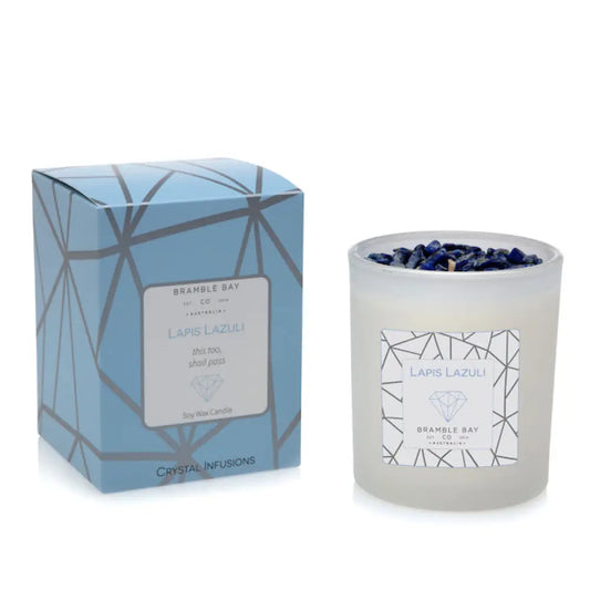 Crystal Candles - Lapis Luzuli Candles