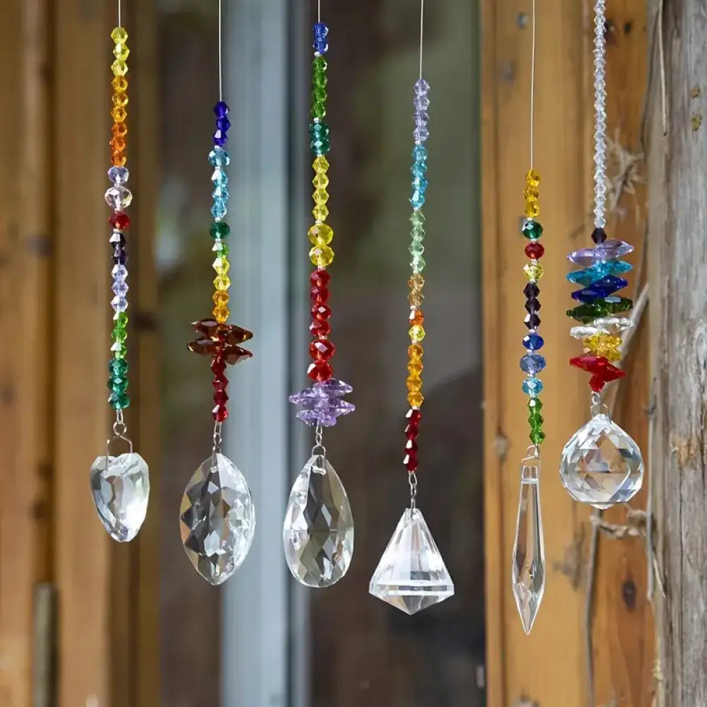 Crystal Rainbow Prism Hanging Suncatchers crystal suncatcher