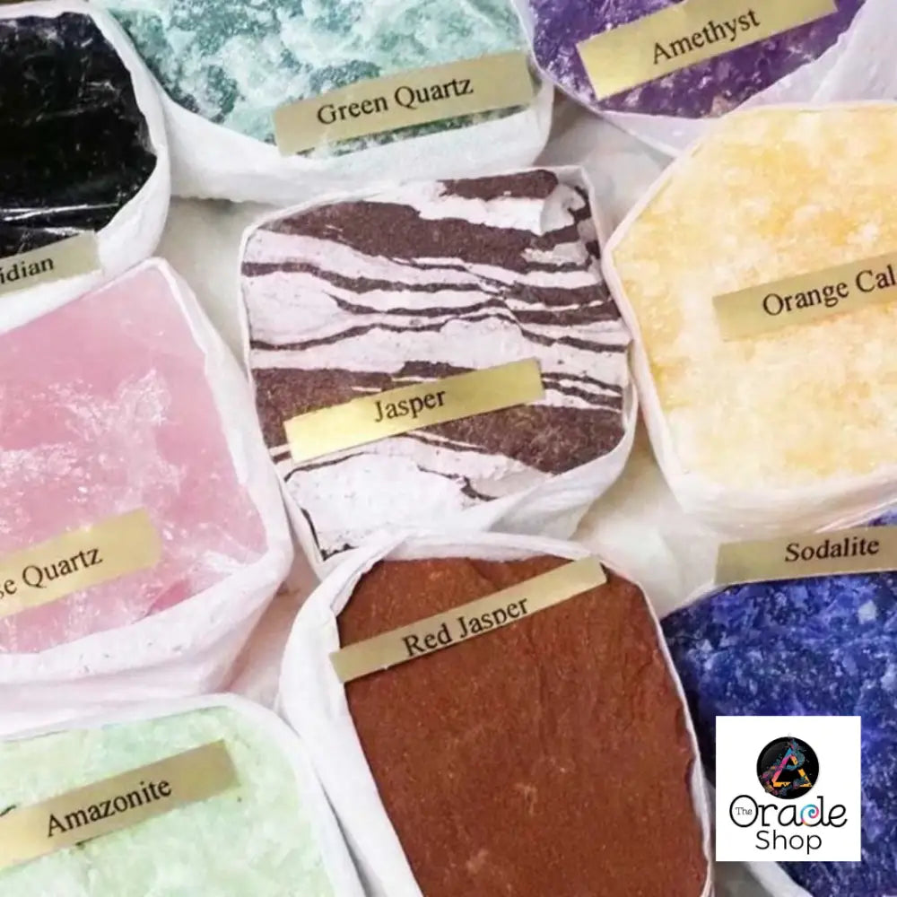 Crystal Rough Bulk Box ~ GIFT BOX ~ Brazilian Mixed Crystals Crystal Rough