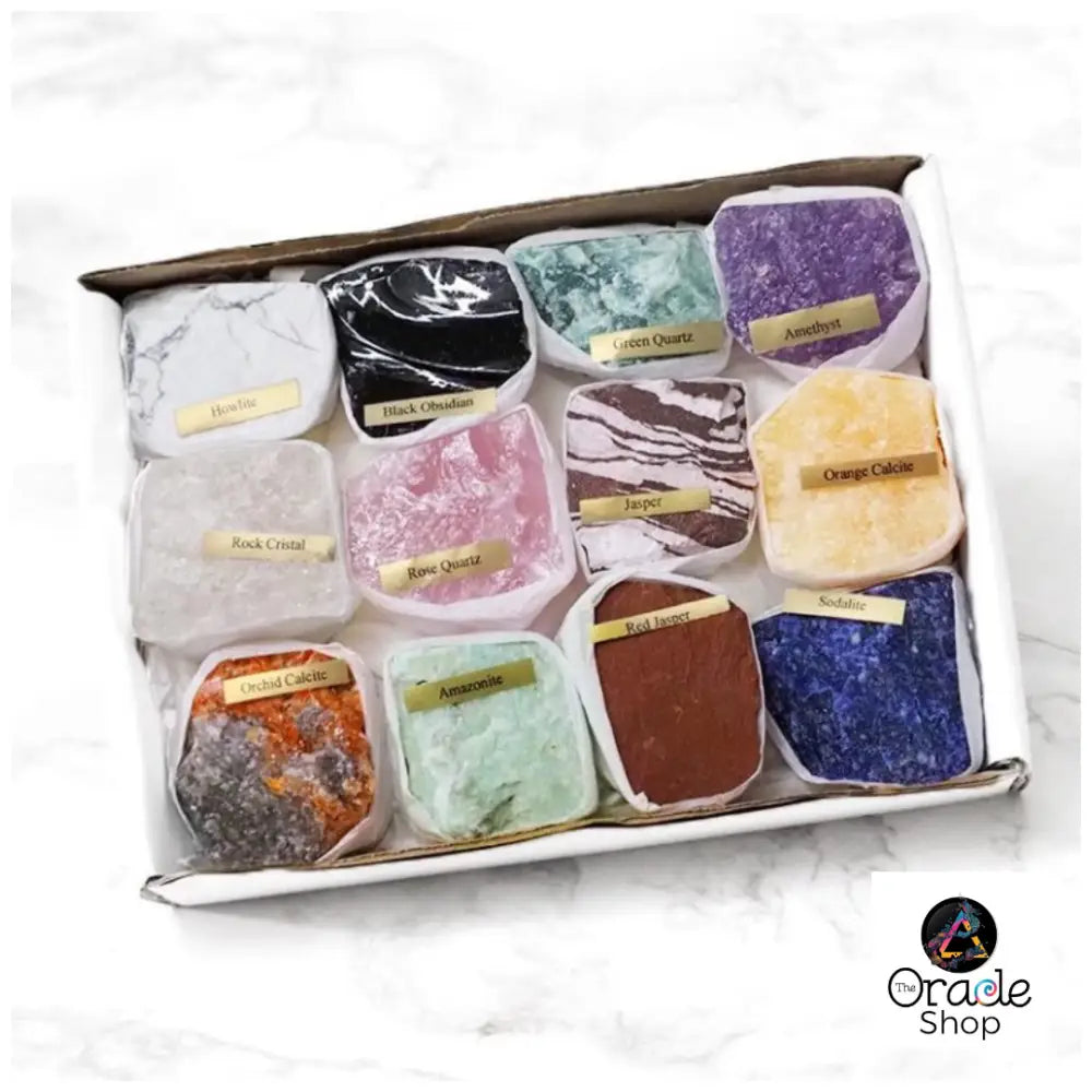 Crystal Rough Bulk Box ~ GIFT BOX ~ Brazilian Mixed Crystals Crystal Rough
