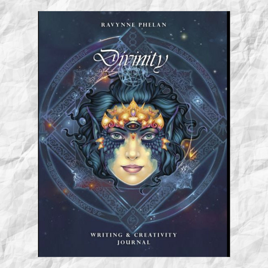 Journal - Divinity Writing and Creativity Journal by Ravynne Phelan, Blue Angel Gallery