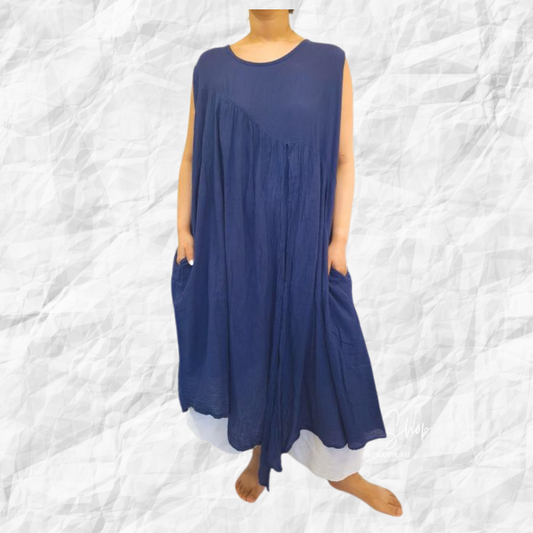 COTTON 2 LAYER DRESS