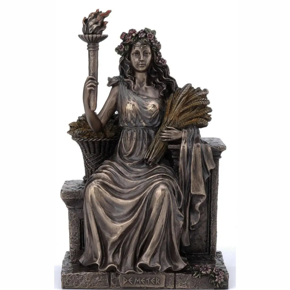 Demeter Goddess Bronze Statue Sculptures & Statues