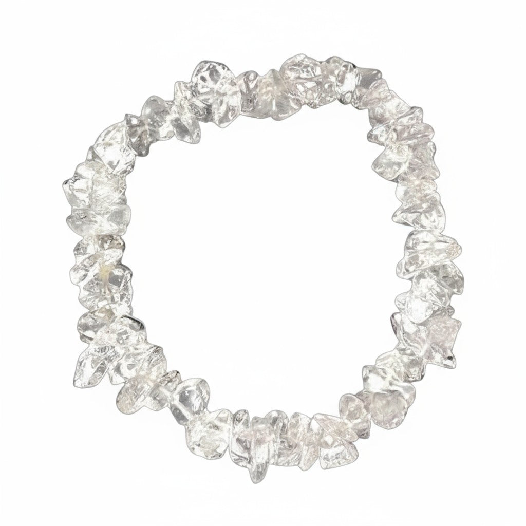 Clear Quartz Chip Bracelet ~ Amplify/Manifest