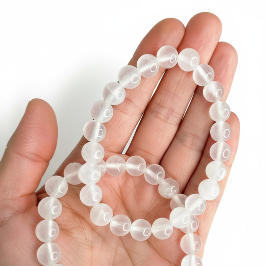 Selenite Bead Bracelets
