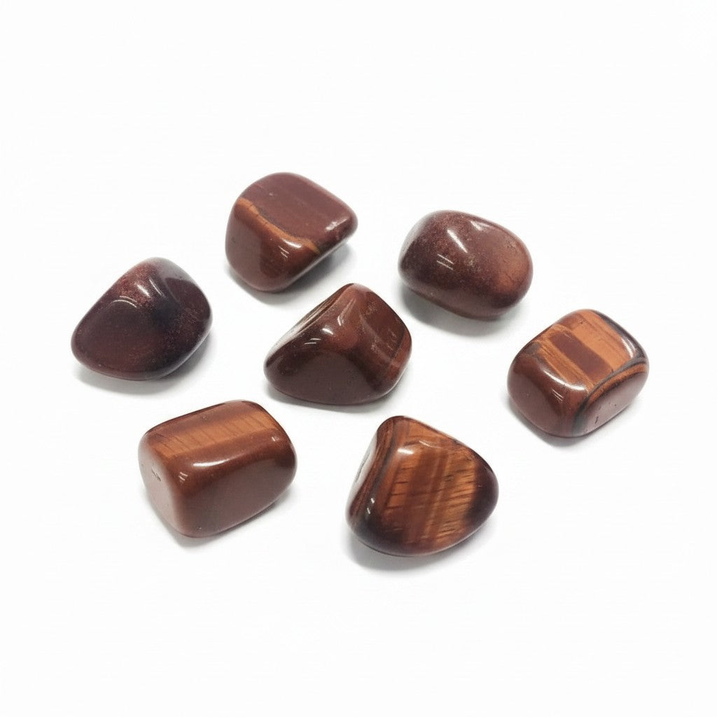 Red Tiger Eye Tumbles ~ Boosts Passion & Motivation