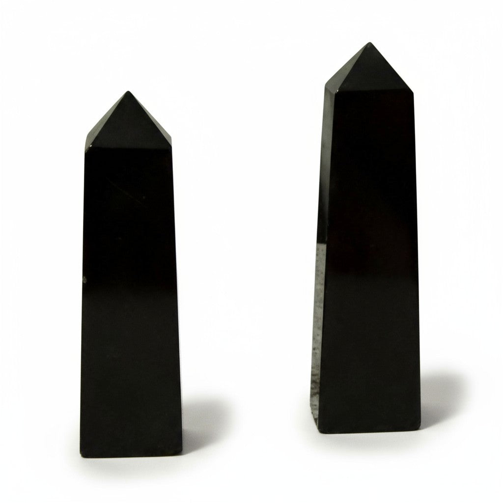 Black Obsidian Obelisks