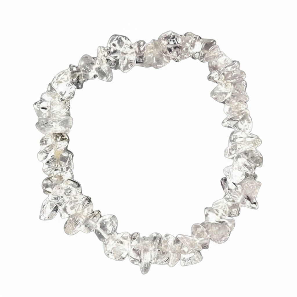 Clear Quartz Chip Bracelet ~ Amplify/Manifest